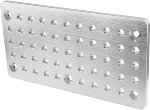 Kupo KS-6011 6""""X 11"""" Rectangle Cheeseplate (Aluminum)