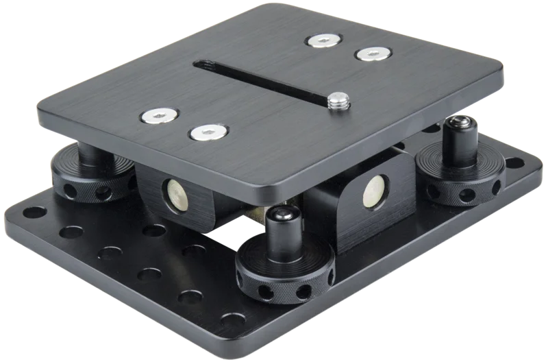 Kupo KSC-150 Mini 4 Way Leveling Cam Mount w/ 3/8"""" Slot-Blk