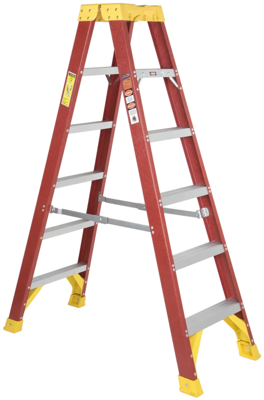 Kupo KFL-T6 Fiberglass ladder Double Sided  (180cm)