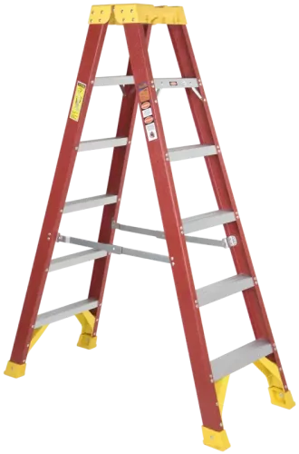 Kupo KFL-T6 Fiberglass ladder Double Sided  (180cm)
