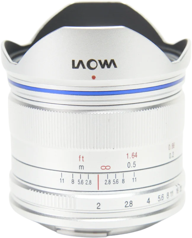 Laowa 7.5mm f/2  (Standard) Lens - MFT / Silver