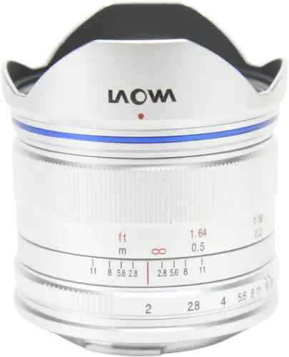Laowa 7.5mm f/2  (Standard) Lens - MFT / Silver