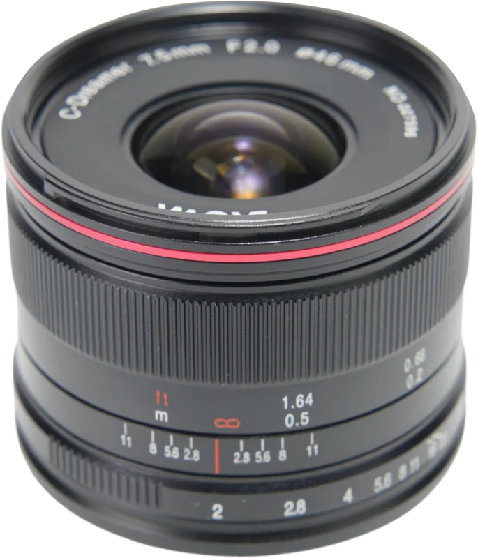 Laowa 7.5mm f/2 (Lightweight) Lens - MFT / Black