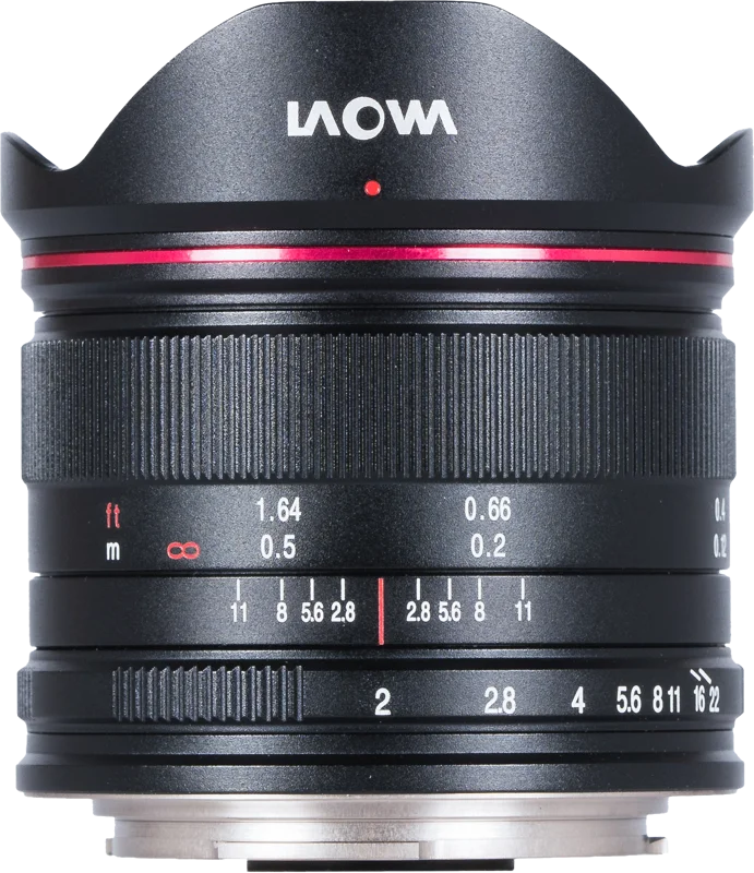 Laowa 7.5mm f/2 (Lightweight) Lens - MFT / Black