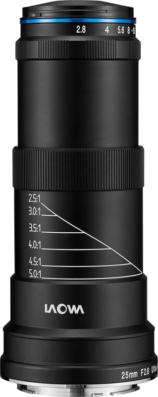 Laowa 25mm f/2.8 2.5-5X Ultra Macro Lens - Canon EF