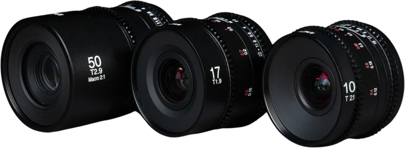 Laowa MFT Cine Prime 3-Lens [Wide + Marco] Bundle (10mm, 17mm, 50mm)