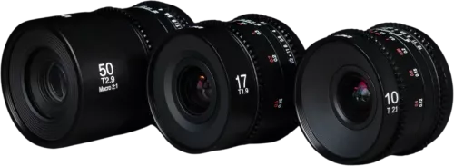 Laowa MFT Cine Prime 3-Lens [Wide + Marco] Bundle (10mm, 17mm, 50mm)