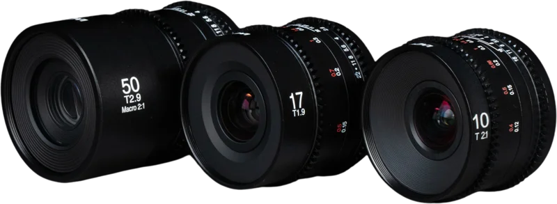 Laowa MFT Cine Prime 3-Lens [Wide + Marco] Bundle (10mm, 17mm, 50mm)