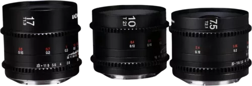 Laowa MFT Cine Prime 3-Lens Wide Bundle (7.5mm, 10mm, 17mm)