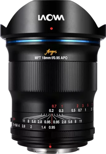 Laowa Argus 18mm f/0.95 MFT APO Lens
