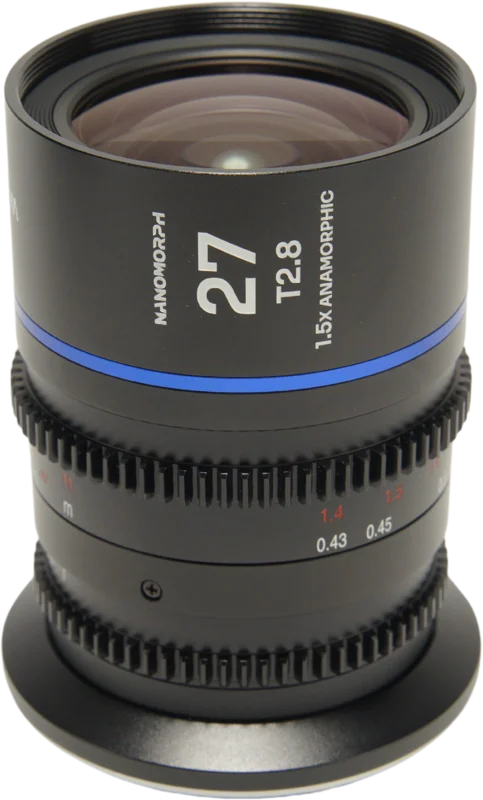 Laowa Nanomorph 27mm T2.8 1.5X S35 (Blue) - Sony E