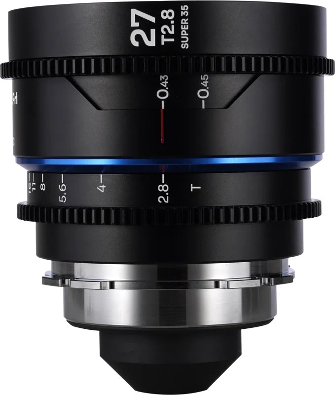 Laowa Nanomorph 27mm T2.8 1.5X S35 (Blue) - Arri PL/Canon EF