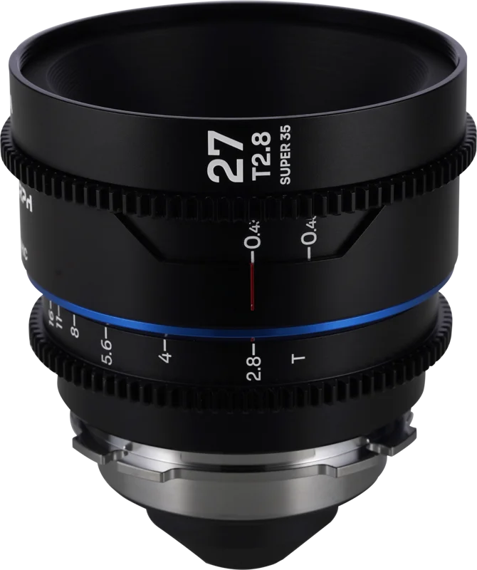 Laowa Nanomorph 27mm T2.8 1.5X S35 (Blue) - Arri PL/Canon EF