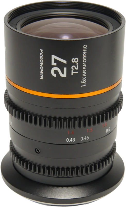 Laowa Nanomorph 27mm T2.8 1.5X S35 (Amber) - Canon RF