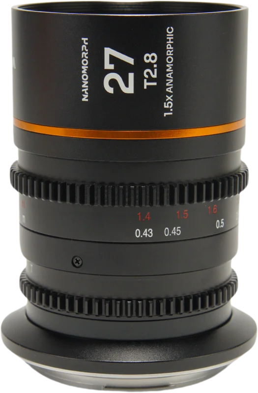 Laowa Nanomorph 27mm T2.8 1.5X S35 (Amber) - Canon RF