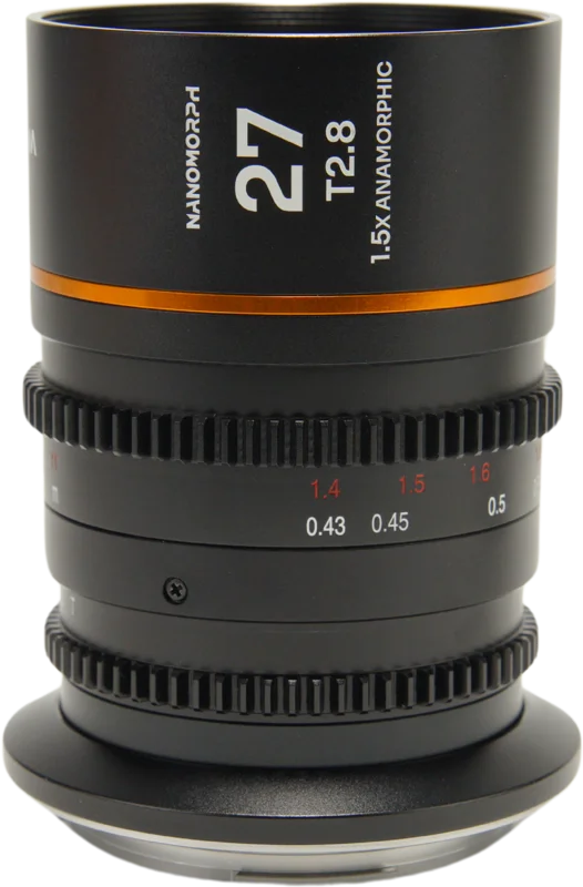 Laowa Nanomorph 27mm T2.8 1.5X S35 (Amber) - Nikon Z