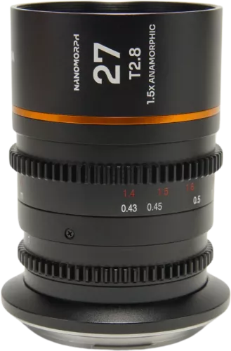 Laowa Nanomorph 27mm T2.8 1.5X S35 (Amber) - Nikon Z