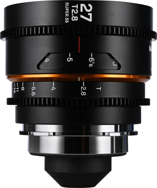 Laowa Nanomorph 27mm T2.8 1.5X S35 (Amber) - Arri PL/Canon EF
