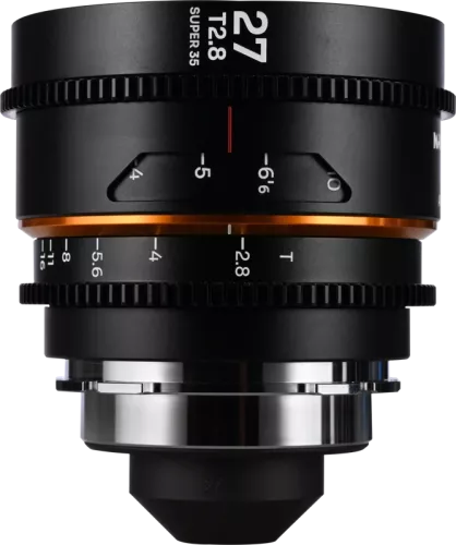 Laowa Nanomorph 27mm T2.8 1.5X S35 (Amber) - Arri PL/Canon EF