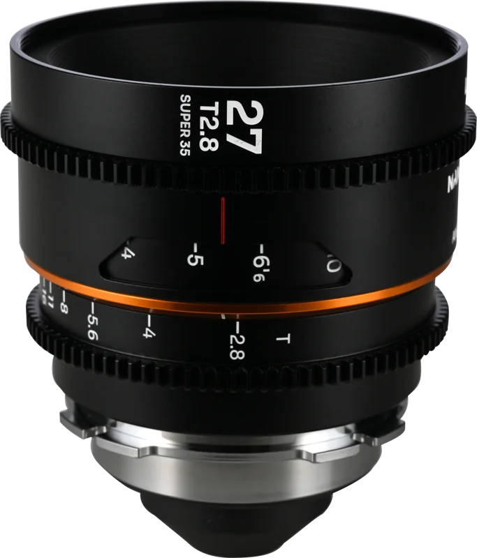 Laowa Nanomorph 27mm T2.8 1.5X S35 (Amber) - Arri PL/Canon EF