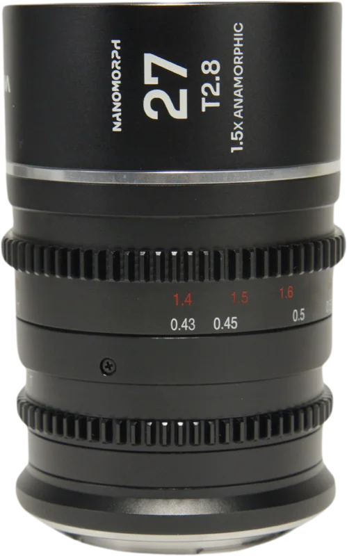 Laowa Nanomorph 27mm T2.8 1.5X S35 (Silver) - Canon RF