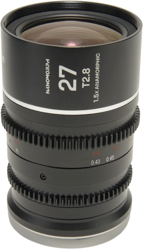 Laowa Nanomorph 27mm T2.8 1.5X S35 (Silver) - L Mount