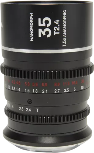 Laowa Nanomorph 35mm T2.4 1.5X S35 (Silver) - Nikon Z