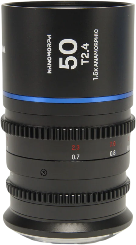 Laowa Nanomorph 50mm T2.4 1.5X S35 (Blue) - Canon RF