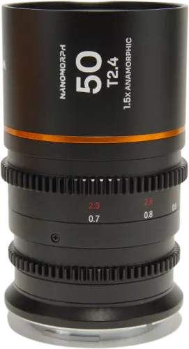 Laowa Nanomorph 50mm T2.4 1.5X S35 (Amber) - Sony E