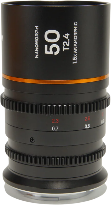 Laowa Nanomorph 50mm T2.4 1.5X S35 (Amber) - Canon RF