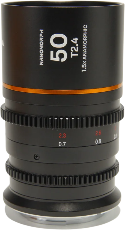 Laowa Nanomorph 50mm T2.4 1.5X S35 (Amber) - MFT