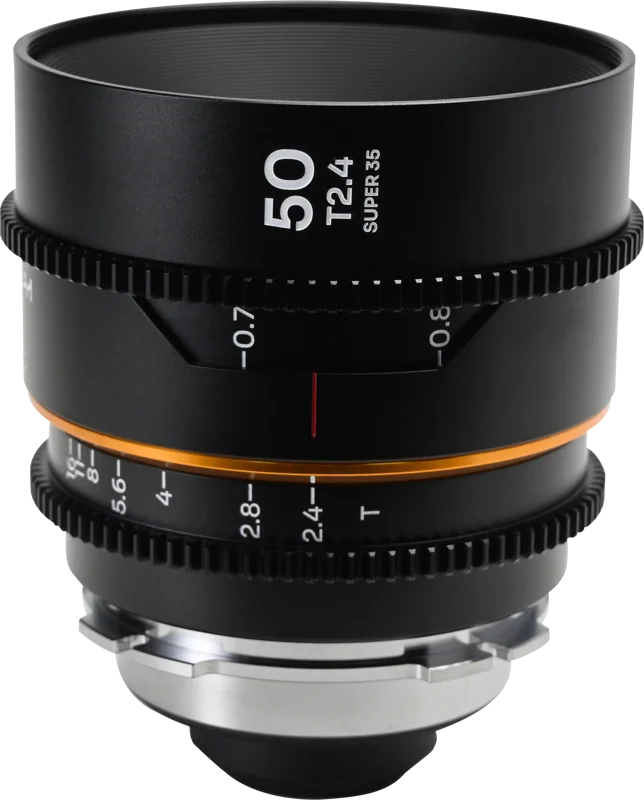 Laowa Nanomorph 50mm T2.4 1.5X S35 (Amber) - Arri PL/Canon EF