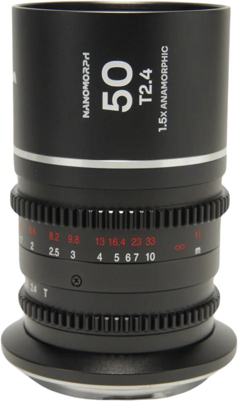 Laowa Nanomorph 50mm T2.4 1.5X S35 (Silver) - Canon RF