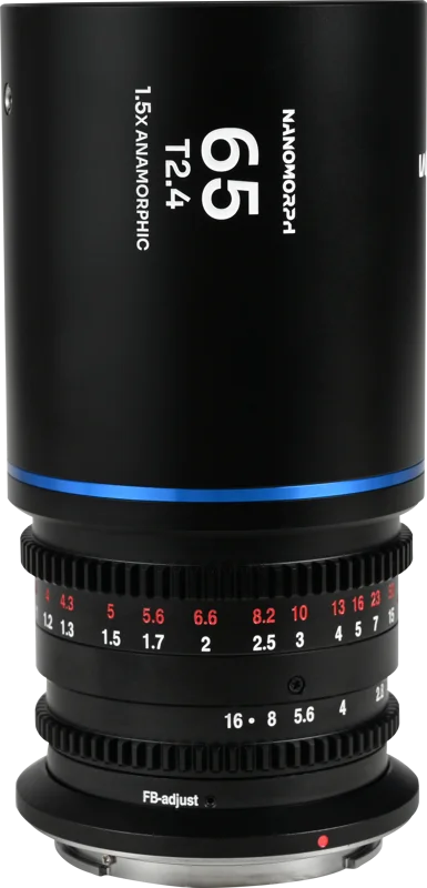 Laowa Nanomorph 65mm T2.4 1.5X S35 (Blue) - Canon RF