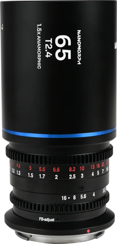 Laowa Nanomorph 65mm T2.4 1.5X S35 (Blue) - DL