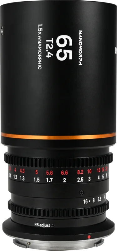Laowa Nanomorph 65mm T2.4 1.5X S35 (Amber) - Fuji X