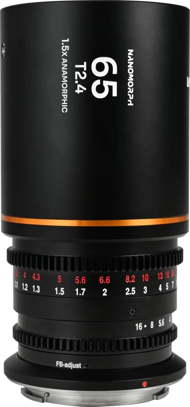 Laowa Nanomorph 65mm T2.4 1.5X S35 (Amber) - Fuji X
