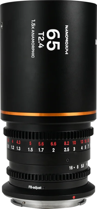 Laowa Nanomorph 65mm T2.4 1.5X S35 (Amber) - Canon RF