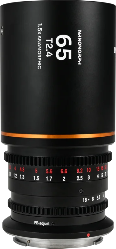 Laowa Nanomorph 65mm T2.4 1.5X S35 (Amber) - DL