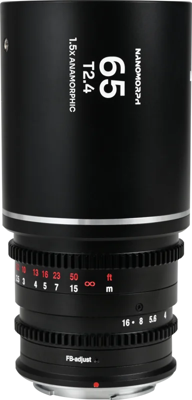 Laowa Nanomorph 65mm T2.4 1.5X S35 (Silver) - Canon RF