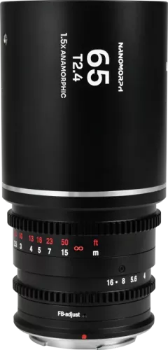 Laowa Nanomorph 65mm T2.4 1.5X S35 (Silver) - Canon RF