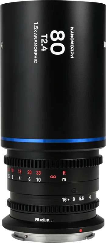 Laowa Nanomorph 80mm T2.4 1.5X S35 (Blue) - Fuji X
