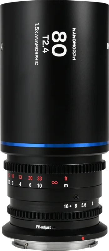 Laowa Nanomorph 80mm T2.4 1.5X S35 (Blue) - Canon RF