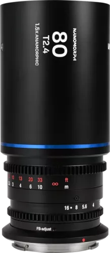 Laowa Nanomorph 80mm T2.4 1.5X S35 (Blue) - DL