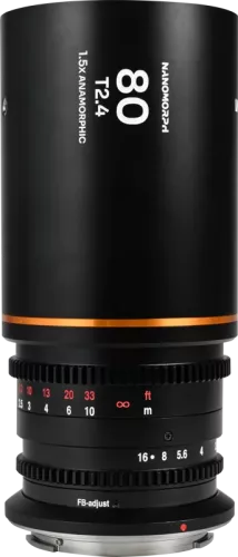 Laowa Nanomorph 80mm T2.4 1.5X S35 (Amber) - Canon RF