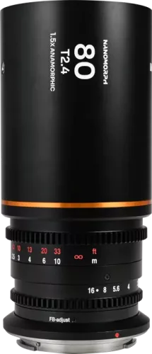 Laowa Nanomorph 80mm T2.4 1.5X S35 (Amber) - MFT