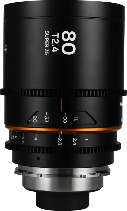Laowa Nanomorph 80mm T2.4 1.5X S35 (Amber) - Arri PL/Canon EF
