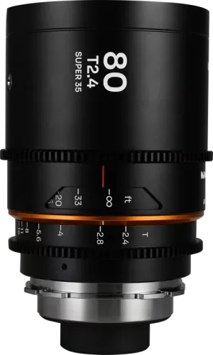 Laowa Nanomorph 80mm T2.4 1.5X S35 (Amber) - Arri PL/Canon EF