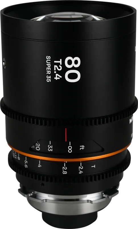Laowa Nanomorph 80mm T2.4 1.5X S35 (Amber) - Arri PL/Canon EF