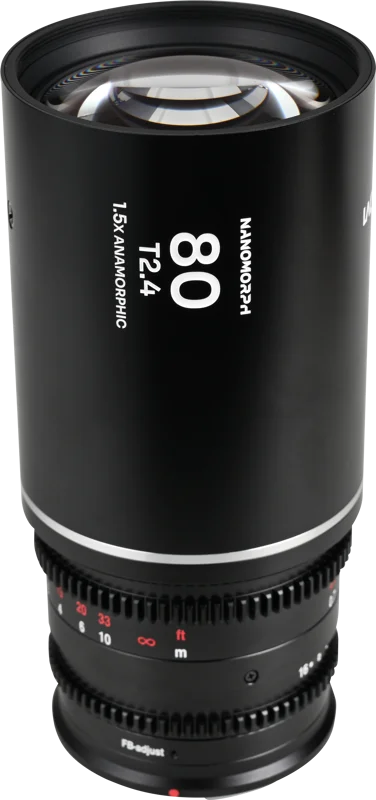Laowa Nanomorph 80mm T2.4 1.5X S35 (Silver) - Canon RF